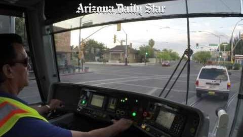 Tucson's streetcar time-lapse